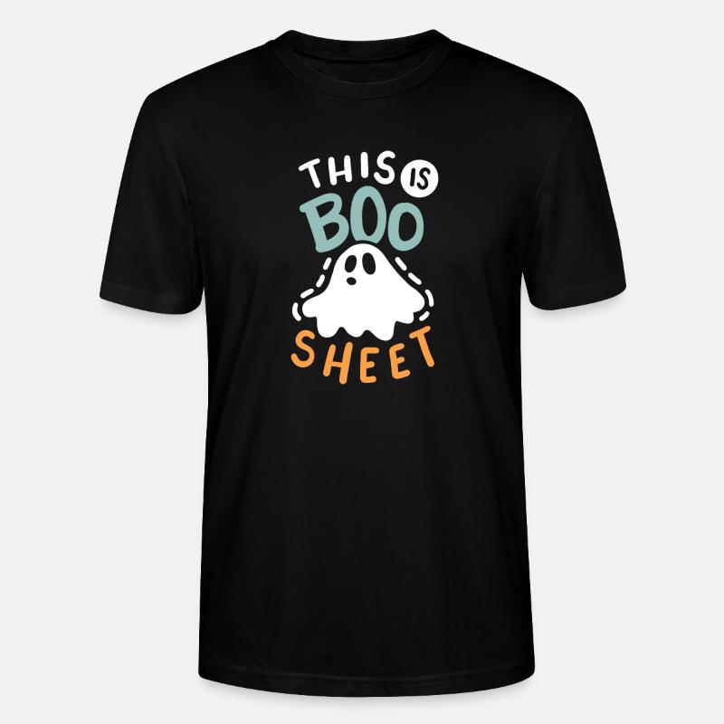 Geist Halloweenkostüm - Stanley/Stella Unisex Bio-T-Shirt CRAFTER - Schwarz