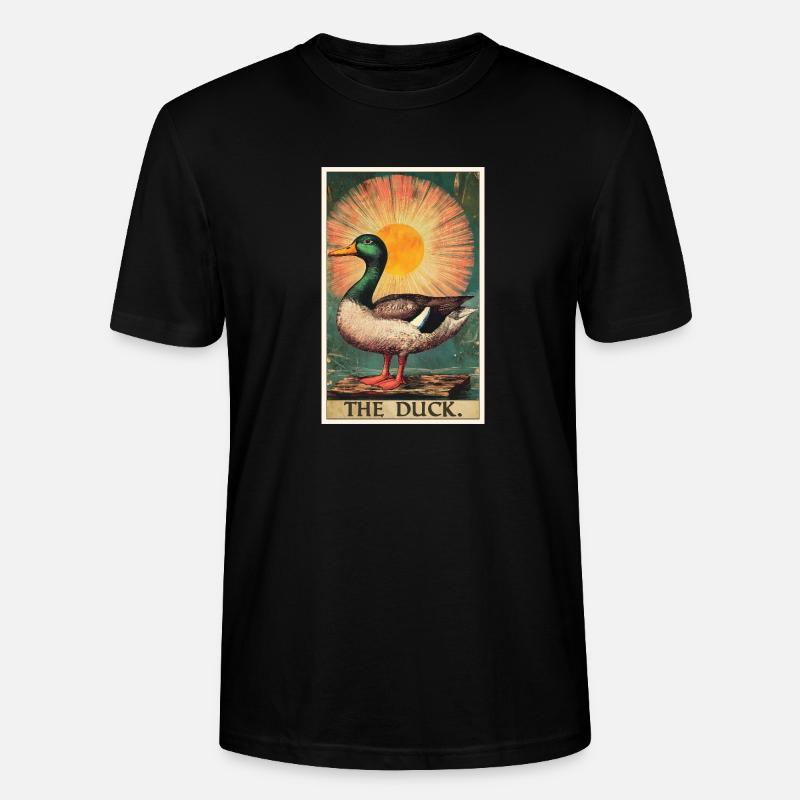 Ducks Duck - Stanley/Stella CRAFTER Unisex Organic T-Shirt - black
