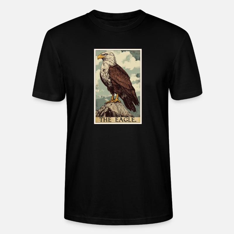 Adler - Stanley/Stella Unisex Bio-T-Shirt CRAFTER - Schwarz