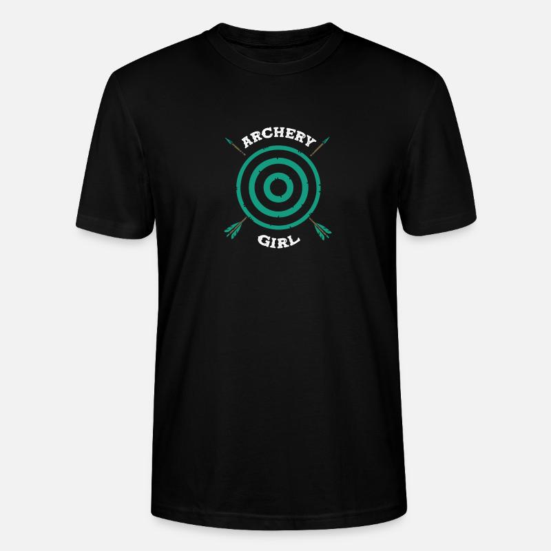 Archer Archer Arc et flèche - T-shirt bio CRAFTER Stanley Stella Unisexe - noir