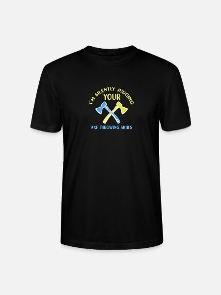 Axe throw axe throwing - Stanley/Stella CRAFTER Unisex Organic T-Shirt - black