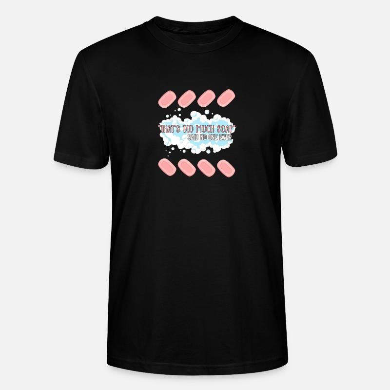 Soap Making Handmade soap - Stanley/Stella CRAFTER Unisex Organic T-Shirt - black