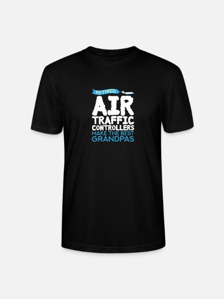 Fluglotse Flughafen Tower - Stanley/Stella Unisex Bio-T-Shirt CRAFTER - Schwarz