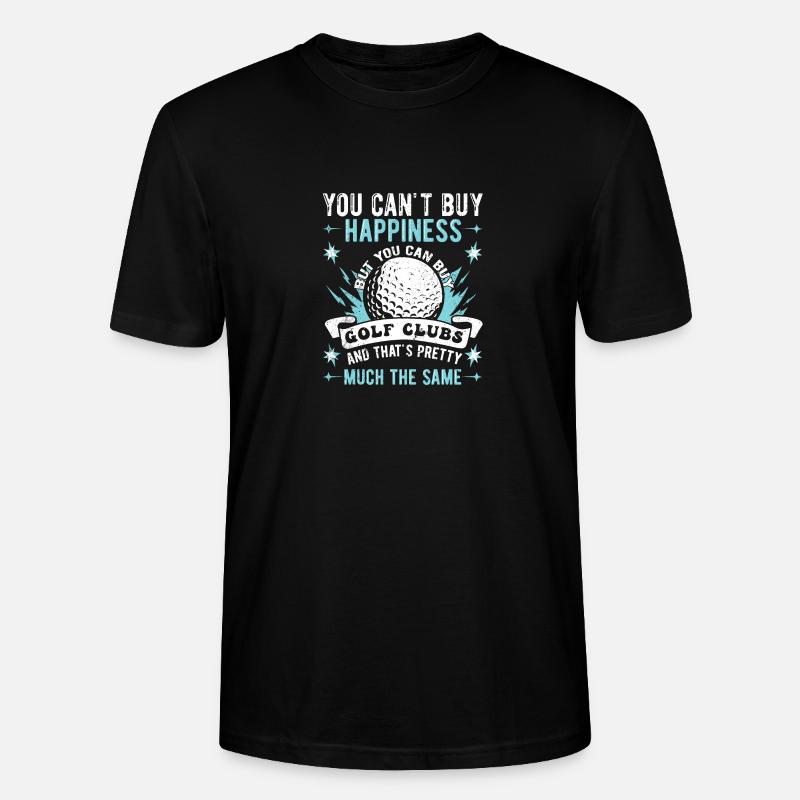 Golf Golfeurs Golfeurs - T-shirt bio CRAFTER Stanley Stella Unisexe - noir