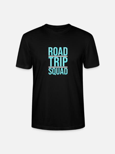 Road Trip - Stanley/Stella CRAFTER Unisex Organic T-Shirt - black