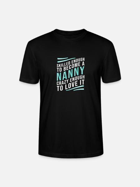 Nanny Babysitter Childminder - Stanley/Stella CRAFTER Unisex Organic T-Shirt - black
