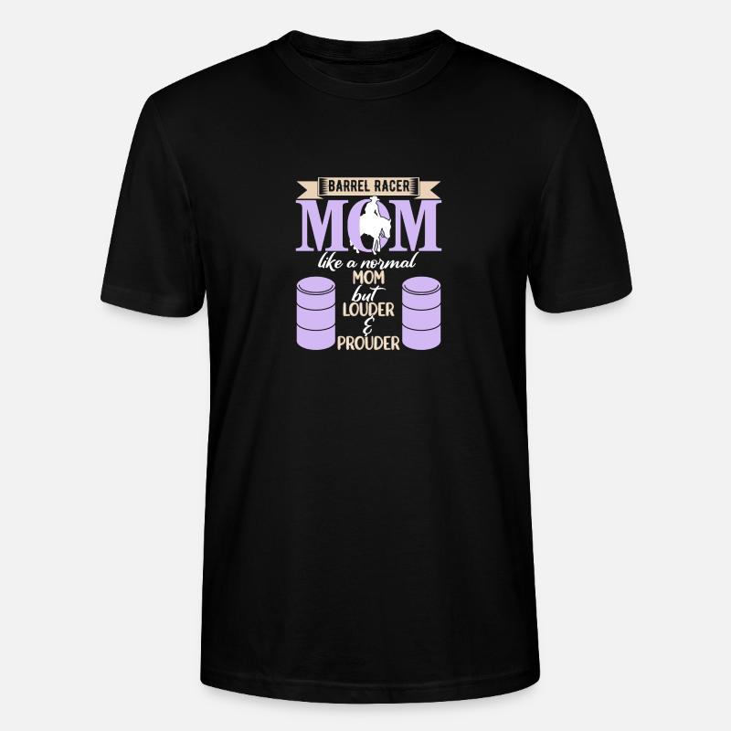 Course de barils - T-shirt bio CRAFTER Stanley Stella Unisexe - noir