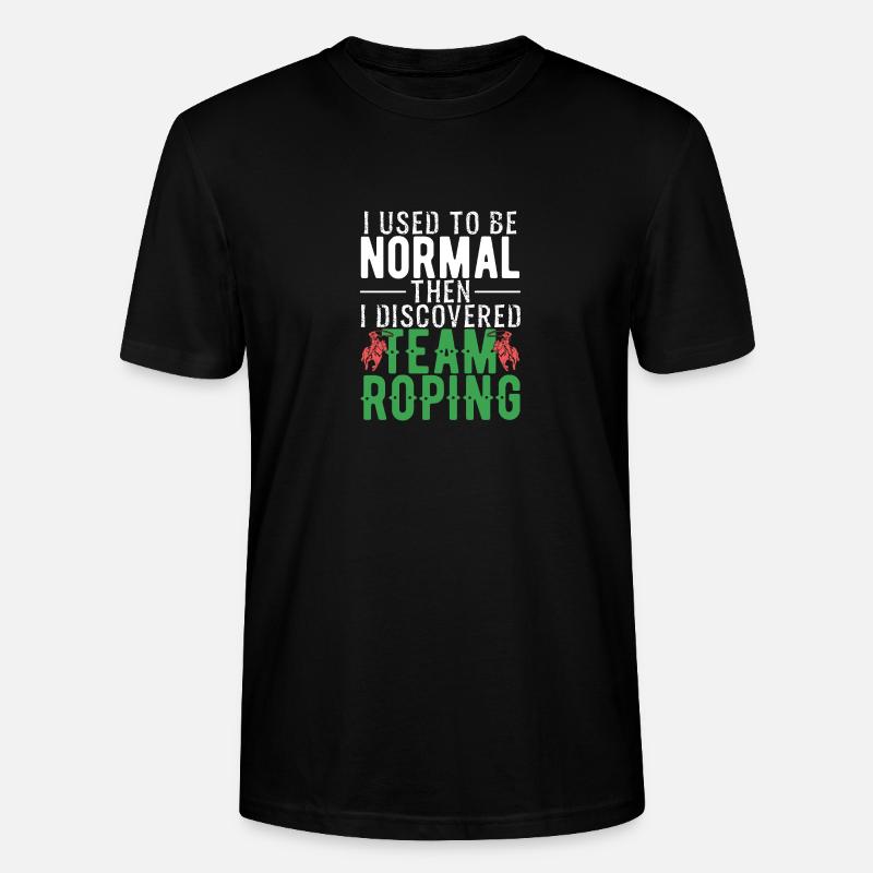 Team Roping - Stanley/Stella Unisex Bio-T-Shirt CRAFTER - Schwarz
