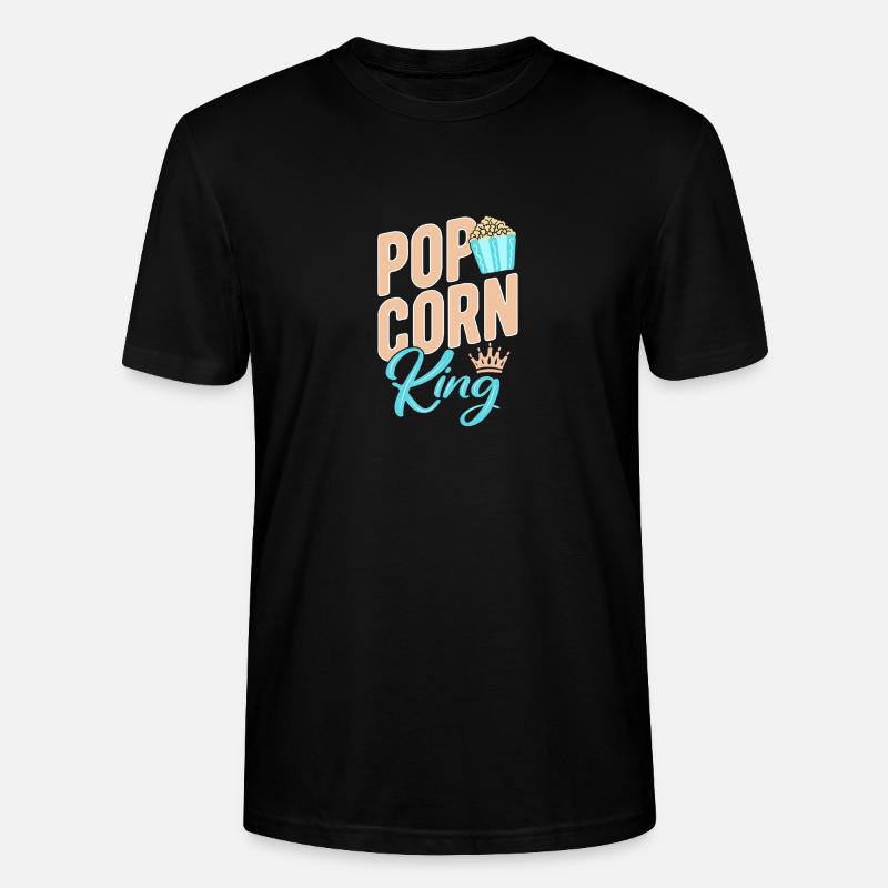 Popcorn - Stanley/Stella Unisex Bio-T-Shirt CRAFTER - Schwarz