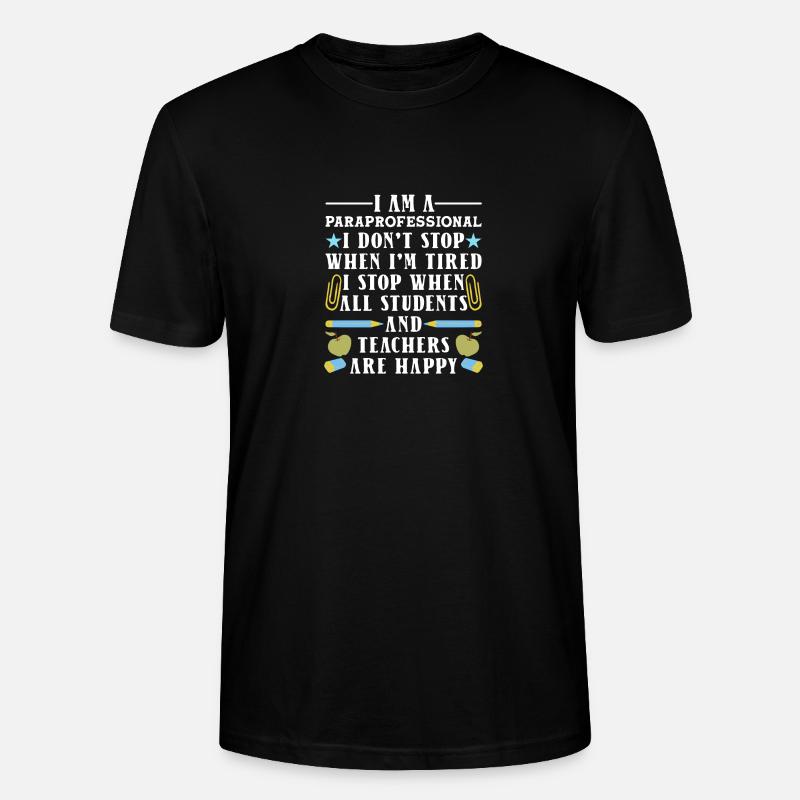 Paraprofessional - Stanley/Stella Unisex Bio-T-Shirt CRAFTER - Schwarz