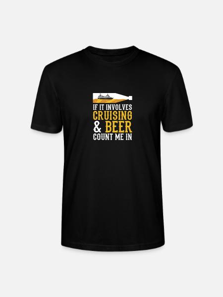Bateau de croisière - T-shirt bio CRAFTER Stanley Stella Unisexe - noir
