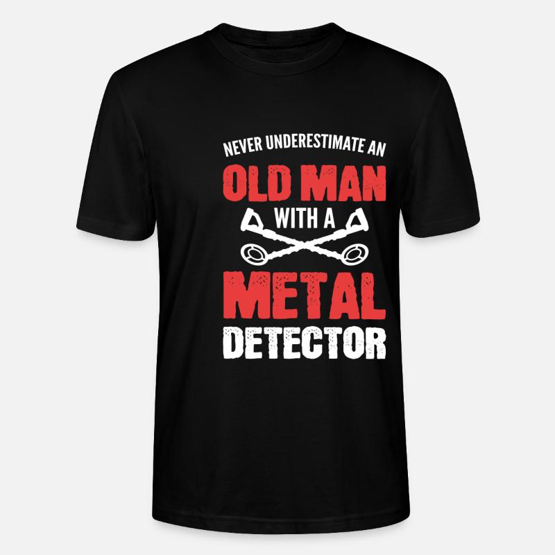 Metalldetektor - Stanley/Stella Unisex Bio-T-Shirt CRAFTER - Schwarz
