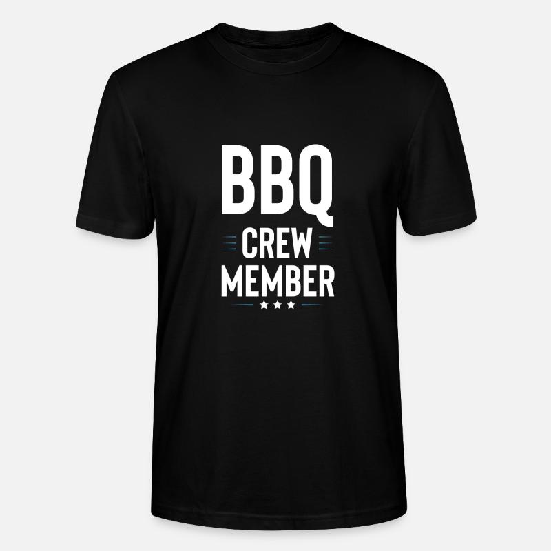Équipe de barbecue - T-shirt bio CRAFTER Stanley Stella Unisexe - noir