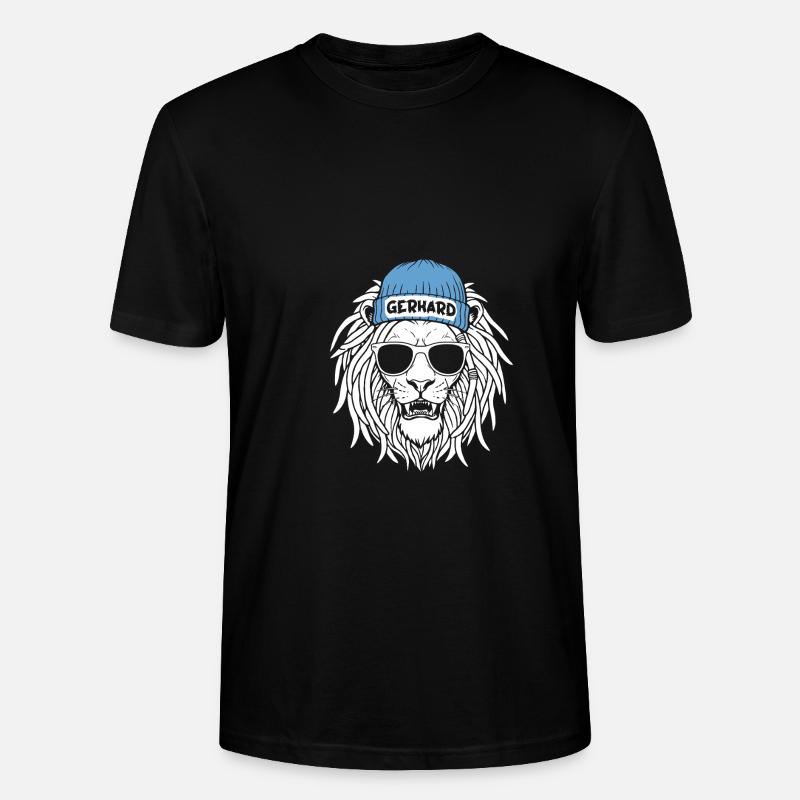 Löwe Gerhard - Stanley/Stella Unisex Bio-T-Shirt CRAFTER - Schwarz