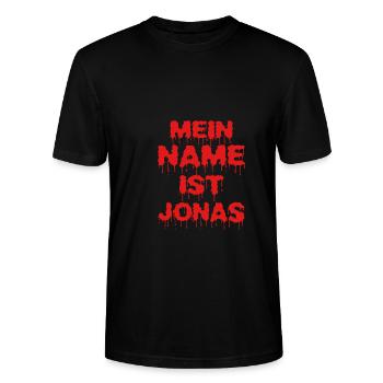 Jonas - Stanley/Stella Unisex Bio-T-Shirt CRAFTER - Schwarz - Vorne - Alina (178cm) & Michal (187cm)