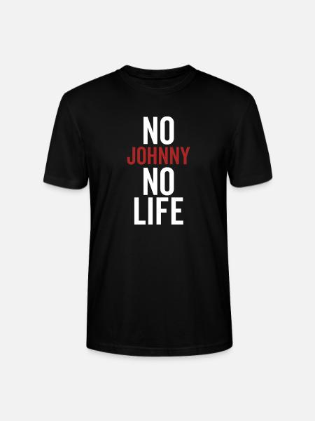 No Johnny No Life - Stanley/Stella CRAFTER Unisex Organic T-Shirt - black