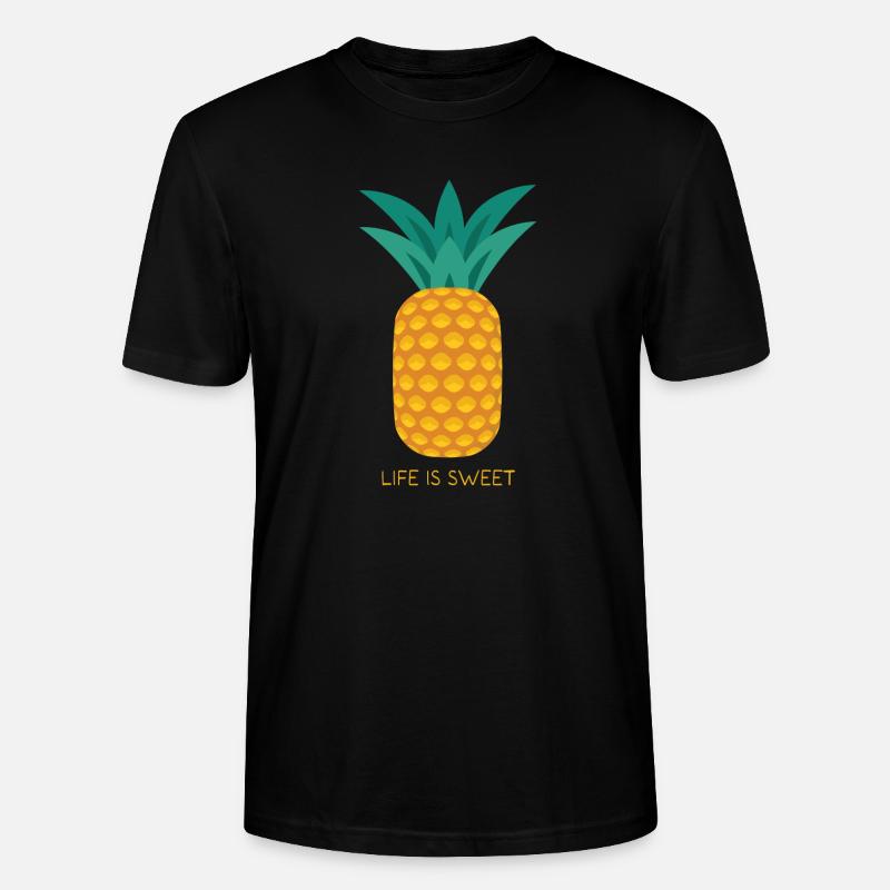 Das Leben ist süß - Stanley/Stella Unisex Bio-T-Shirt CRAFTER - Schwarz