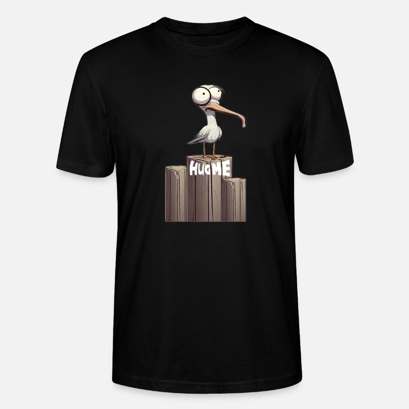 Hug me! Umarme mich - Stanley/Stella Unisex Bio-T-Shirt CRAFTER - Schwarz