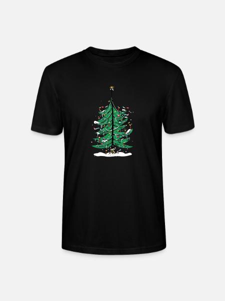 Weihnachten - Stanley/Stella Unisex Bio-T-Shirt CRAFTER - Schwarz