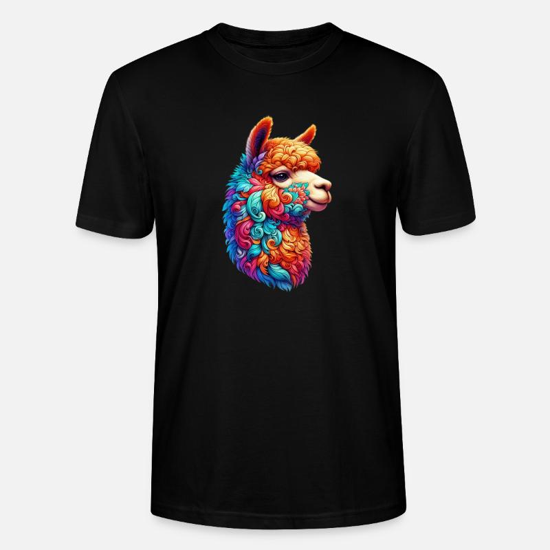 Alpaka - Stanley/Stella Unisex Bio-T-Shirt CRAFTER - Schwarz