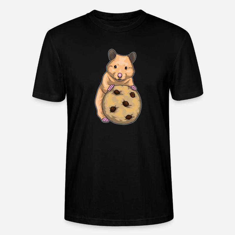 Biscuit hamster - T-shirt bio CRAFTER Stanley Stella Unisexe - noir