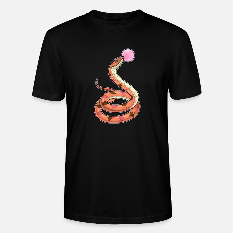 Chewing-gum serpent - T-shirt bio CRAFTER Stanley Stella Unisexe - noir