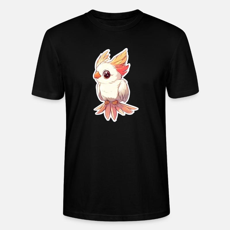 Kakadu - Stanley/Stella Unisex Bio-T-Shirt CRAFTER - Schwarz