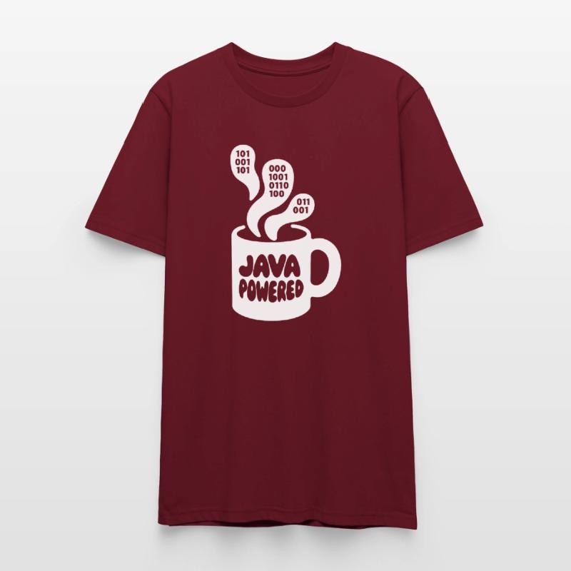 Java Powered Mug: Binary Steam Stanley/Stella CRAFTER Unisex Organic T-Shirt
