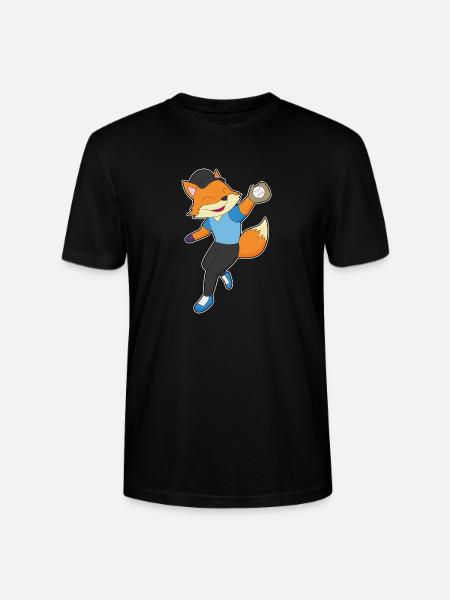 Fox Baseball Baseball Glove - Stanley/Stella CRAFTER Unisex Organic T-Shirt - black