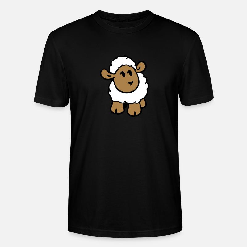 Moutons Shirts - T-shirt bio CRAFTER Stanley Stella Unisexe - noir