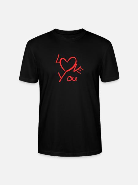 LOve - T-shirt bio CRAFTER Stanley Stella Unisexe - noir