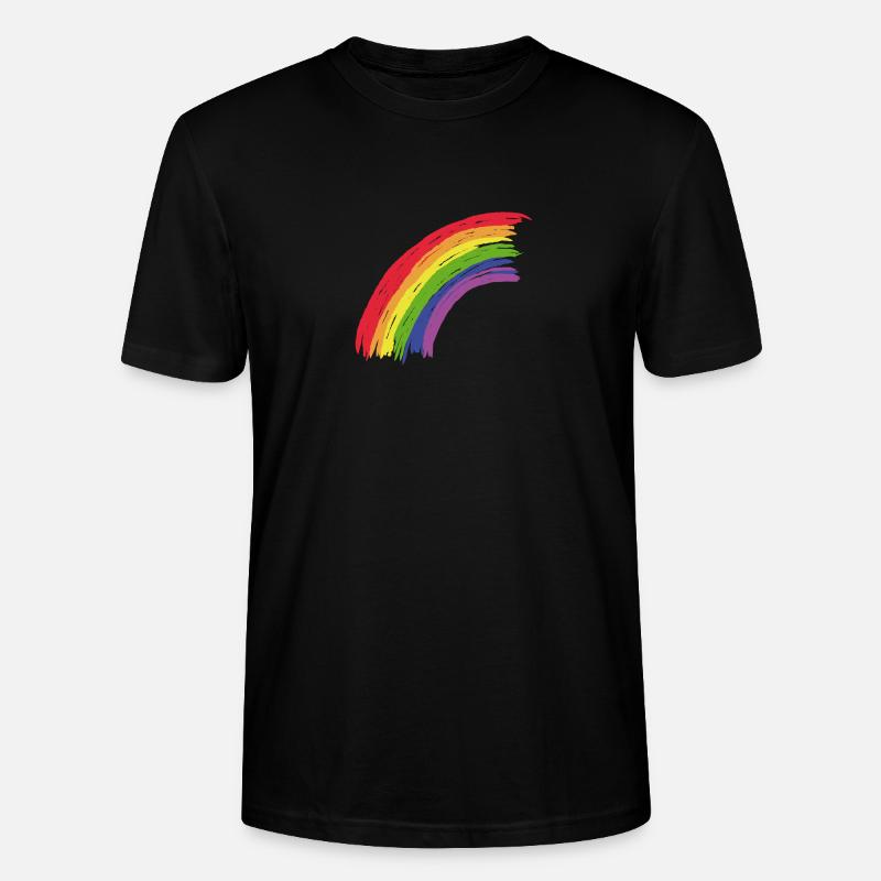 Regenbogen - Stanley/Stella Unisex Bio-T-Shirt CRAFTER - Schwarz