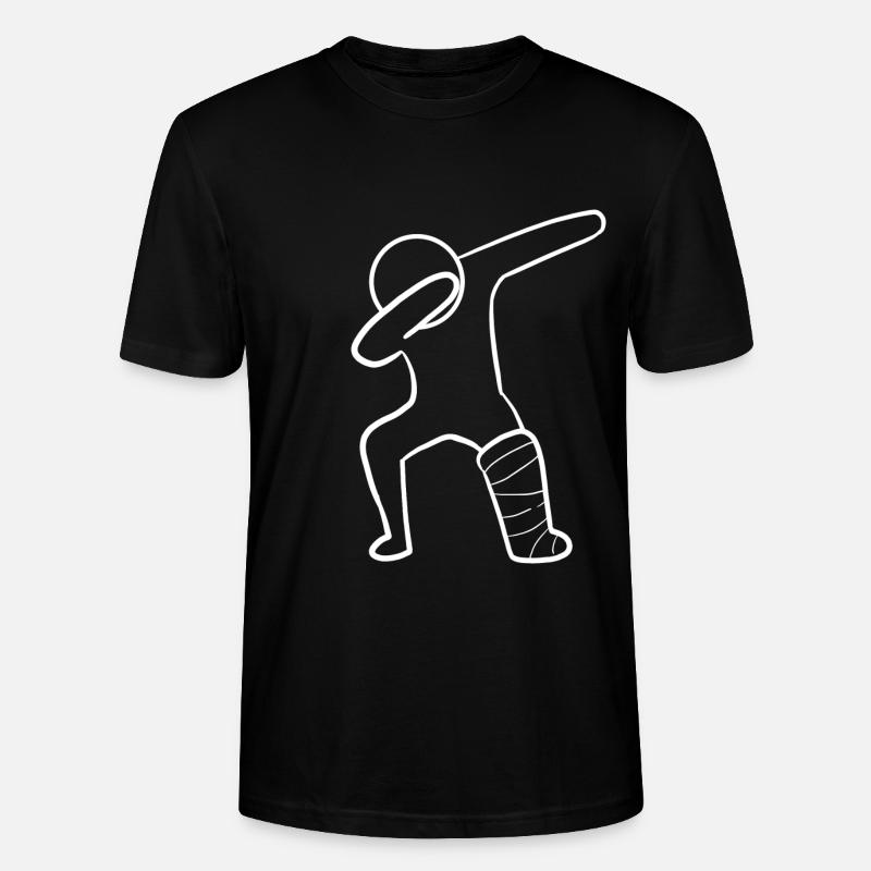 Gebrochenes Bein - Stanley/Stella Unisex Bio-T-Shirt CRAFTER - Schwarz