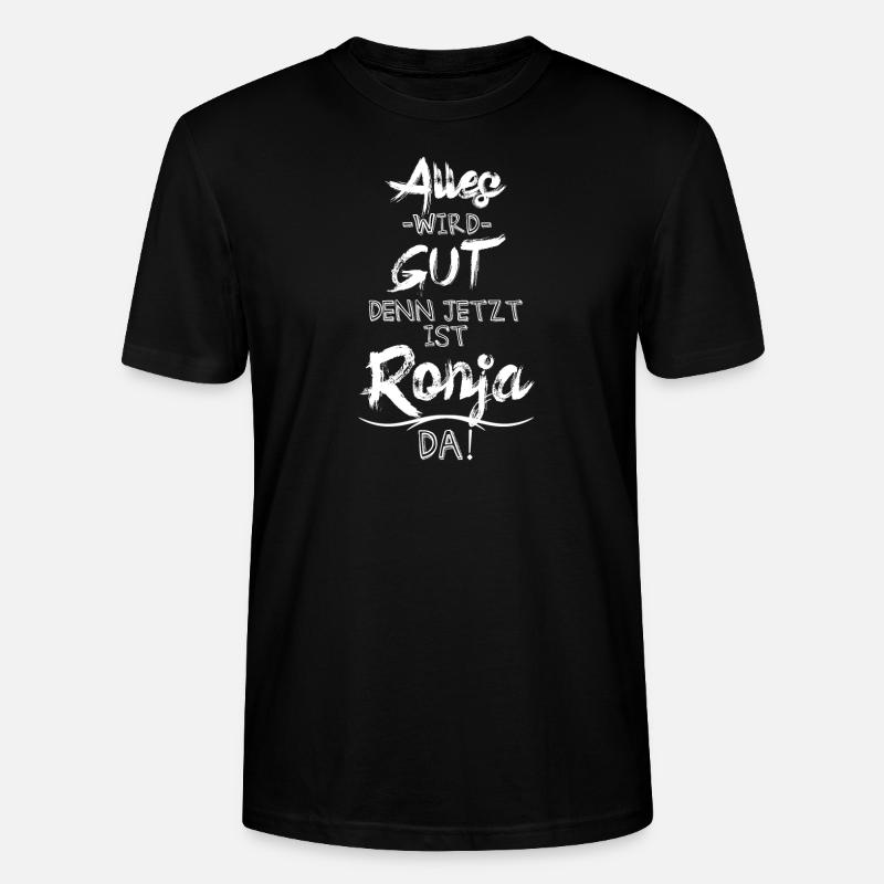 Ronja - Stanley/Stella Unisex Bio-T-Shirt CRAFTER - Schwarz