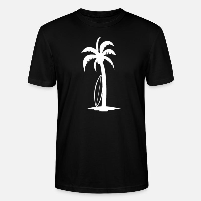 Palme - Stanley/Stella Unisex Bio-T-Shirt CRAFTER - Schwarz