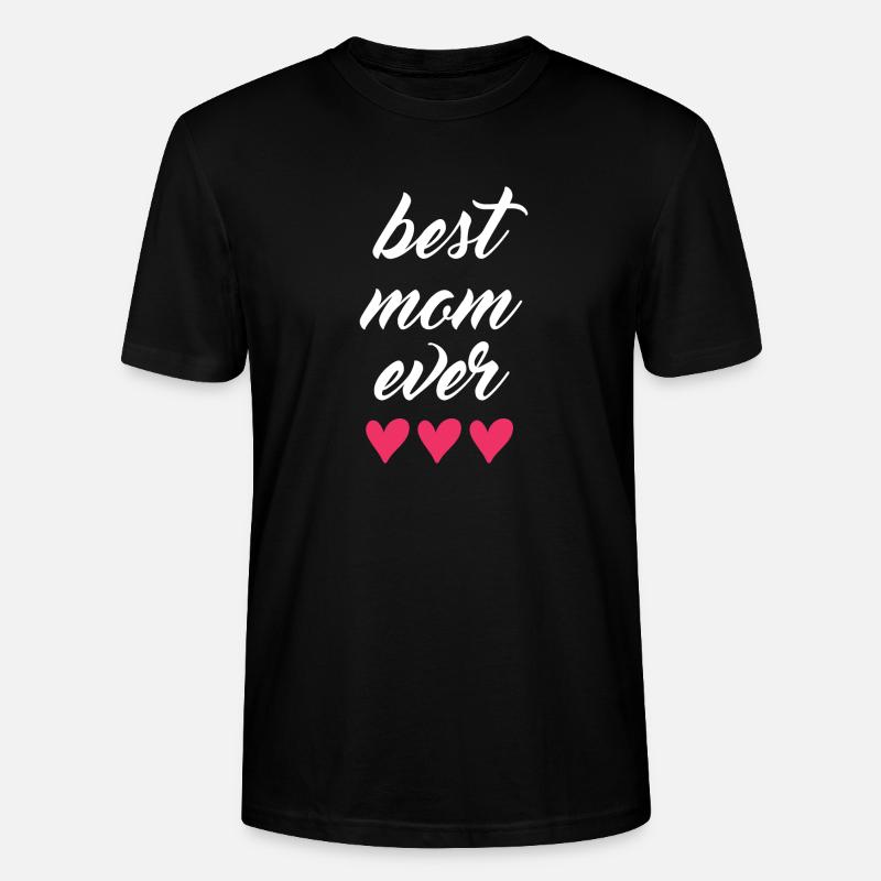 Beste Mutter aller Zeiten - Stanley/Stella Unisex Bio-T-Shirt CRAFTER - Schwarz