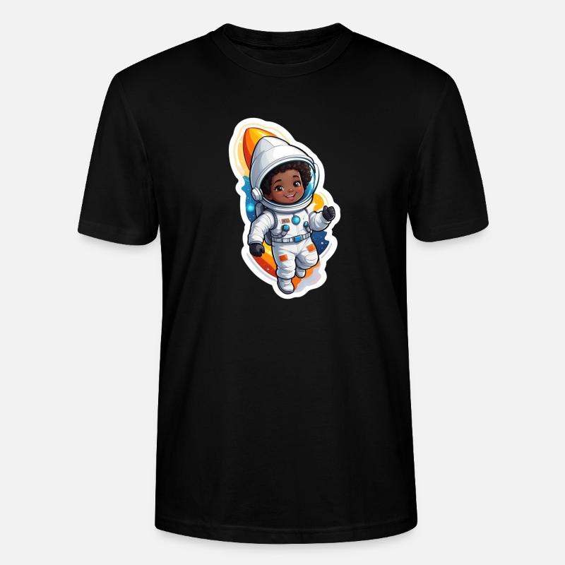 AstronauIN dans l’espace - T-shirt bio CRAFTER Stanley Stella Unisexe - noir