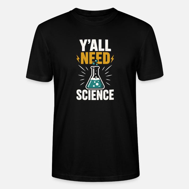 La science est nécessaire - T-shirt bio CRAFTER Stanley Stella Unisexe - noir