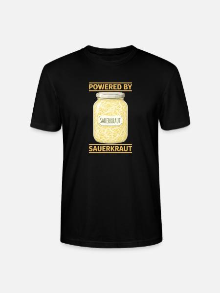 Sauerkraut Gerichte Sauerkohl Geschenke - Stanley/Stella Unisex Bio-T-Shirt CRAFTER - Schwarz