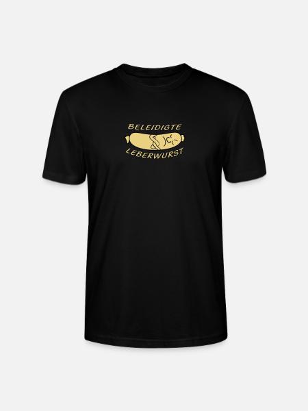 beleidigte Leberwurst - Stanley/Stella Unisex Bio-T-Shirt CRAFTER - Schwarz