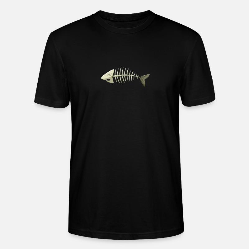 fischgräte - Stanley/Stella Unisex Bio-T-Shirt CRAFTER - Schwarz