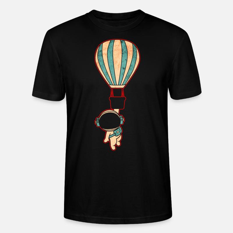 Astronaut Raumfahrt - Stanley/Stella Unisex Bio-T-Shirt CRAFTER - Schwarz