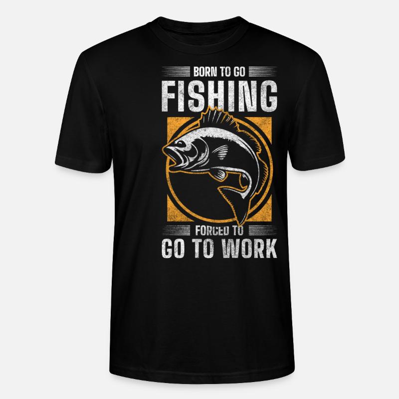 Fischen See Trip Turnier - Stanley/Stella Unisex Bio-T-Shirt CRAFTER - Schwarz