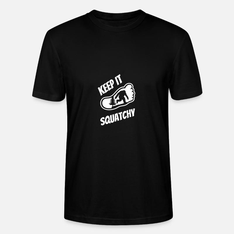 Keep It Squatchy - Bigfoot - Stanley/Stella Unisex Bio-T-Shirt CRAFTER - Schwarz