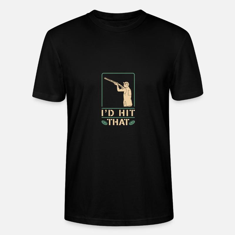 Skeet Shooting Shooting - Stanley/Stella Unisex Bio-T-Shirt CRAFTER - Schwarz