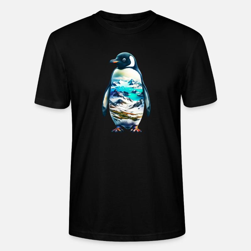 Pingouin - T-shirt bio CRAFTER Stanley Stella Unisexe - noir