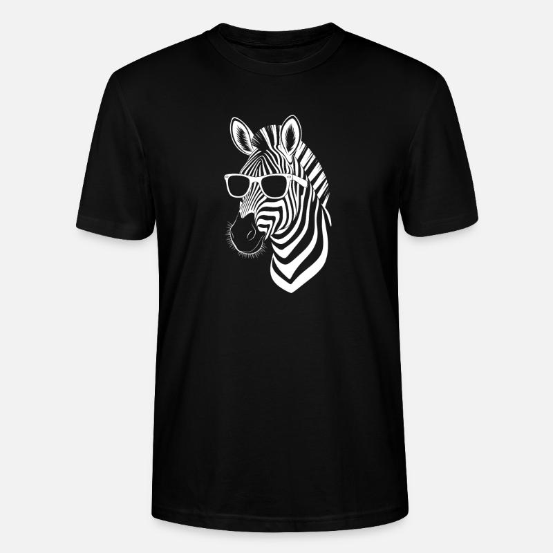 Zebra Saying Funny Zebra Gift - Stanley/Stella CRAFTER Unisex Organic T-Shirt - black