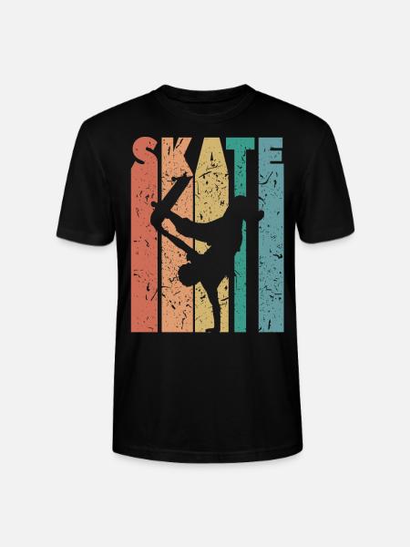 Skate - Stanley/Stella CRAFTER Unisex Organic T-Shirt - black