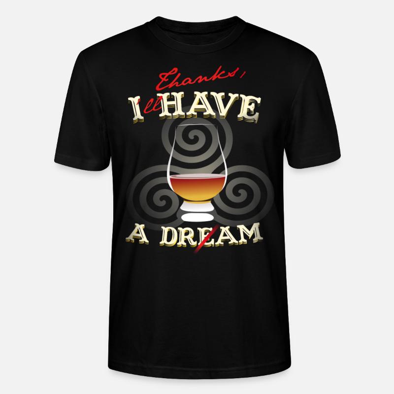 Dram witziger Whisky Spruch - Stanley/Stella Unisex Bio-T-Shirt CRAFTER - Schwarz