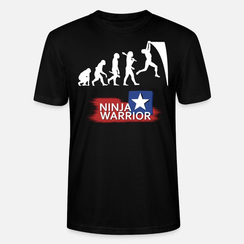 Ninja Warrior Evolution - Stanley/Stella CRAFTER Unisex Organic T-Shirt - black